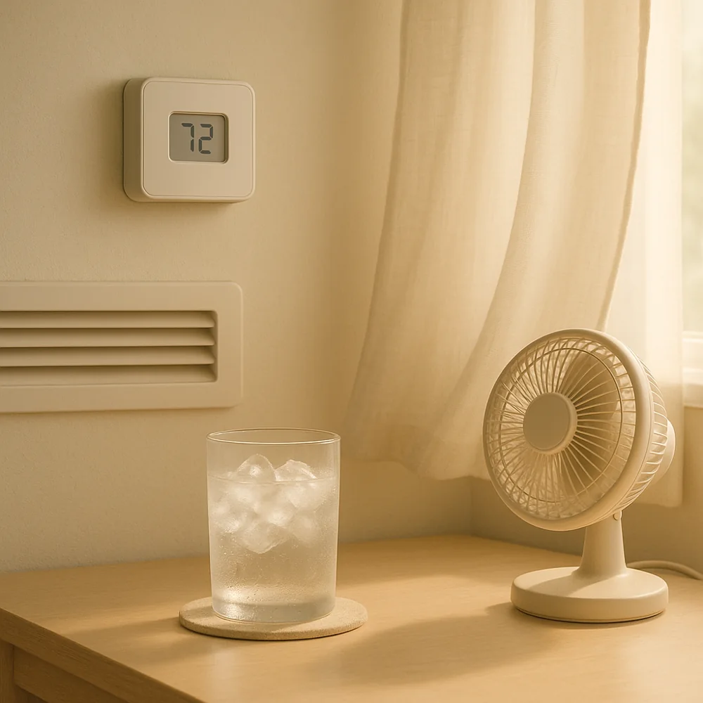Find a comfortable, moderate cooling setting — Another possibility