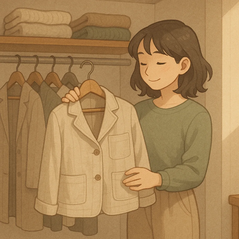 Buy fewer clothes, wear them longer — Another possibility