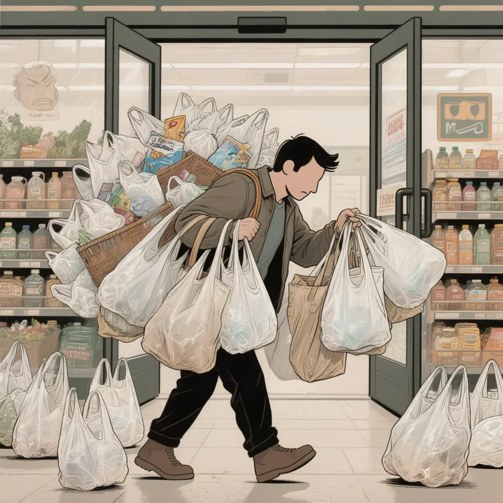 Bring the bags you already have — One possibility