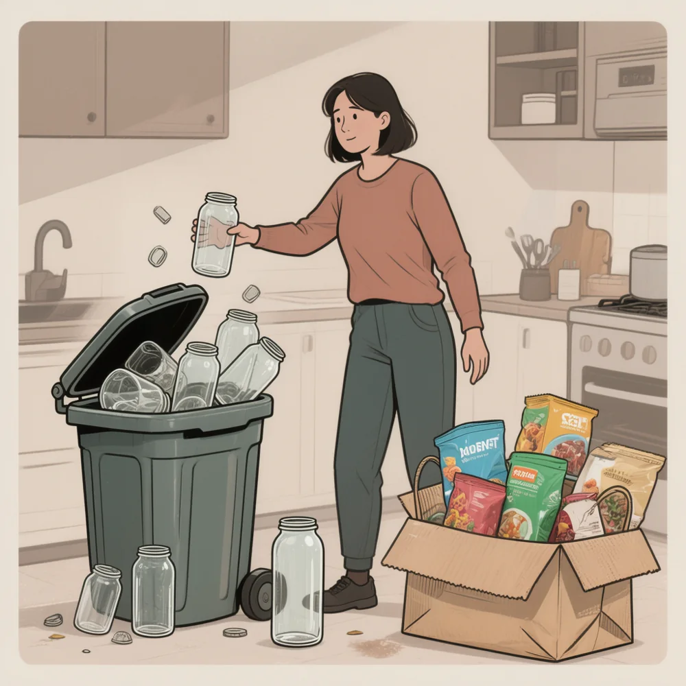 Refill a container for a staple — One possibility