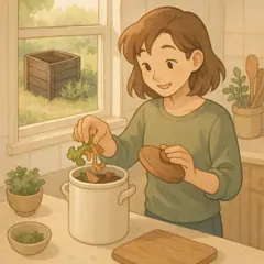 Find a route for unavoidable food scraps — Another possibility