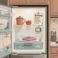 Plan ahead to thaw food in the fridge — Another possibility