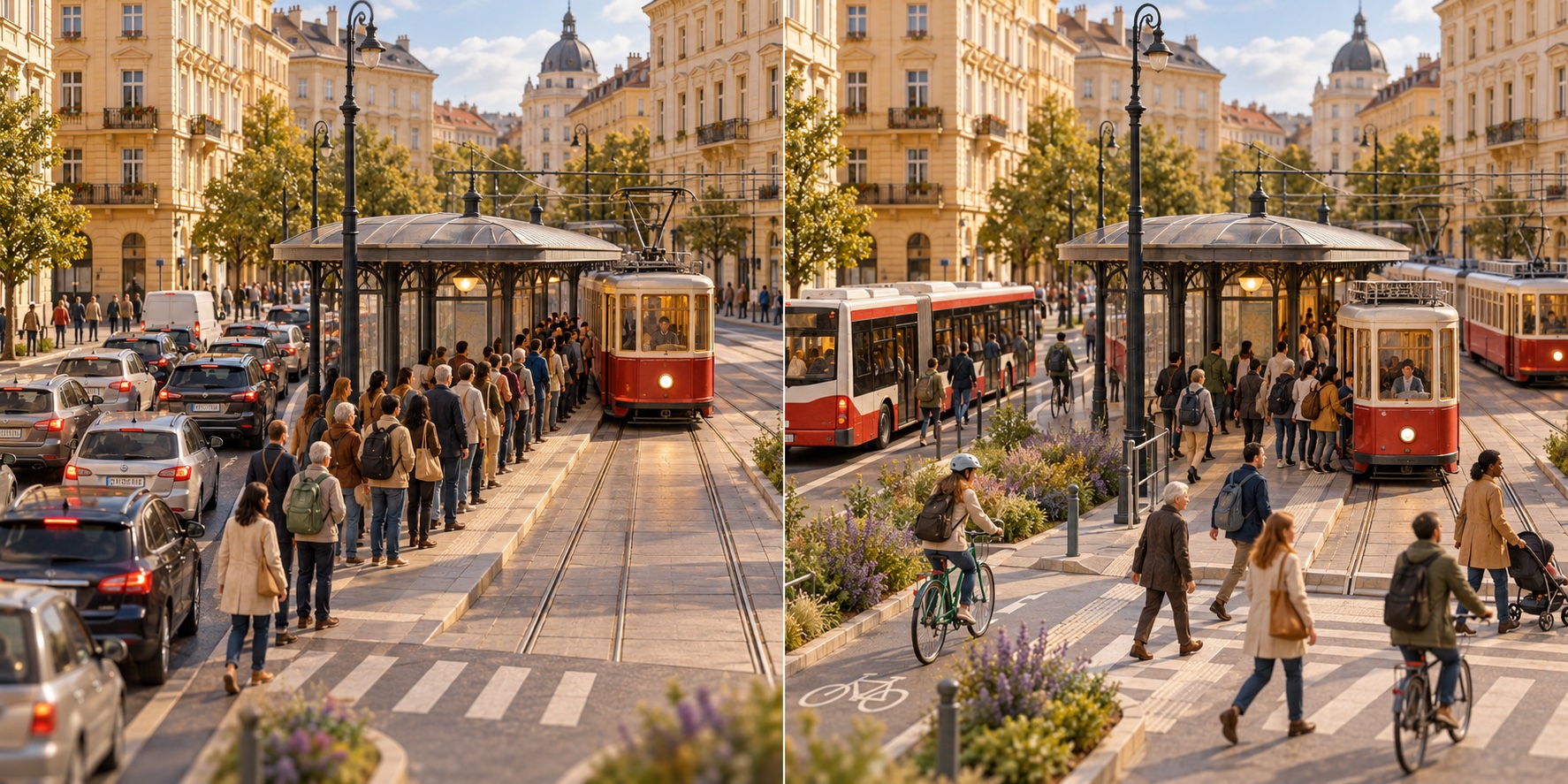 Vienna · Austria. Il biglietto è accessibile ma le corse non bastano / Tariffe accessibili e una rete frequente lavorano insieme