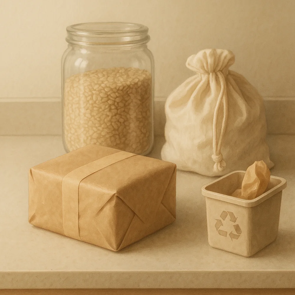 Choose less unnecessary packaging — Another possibility