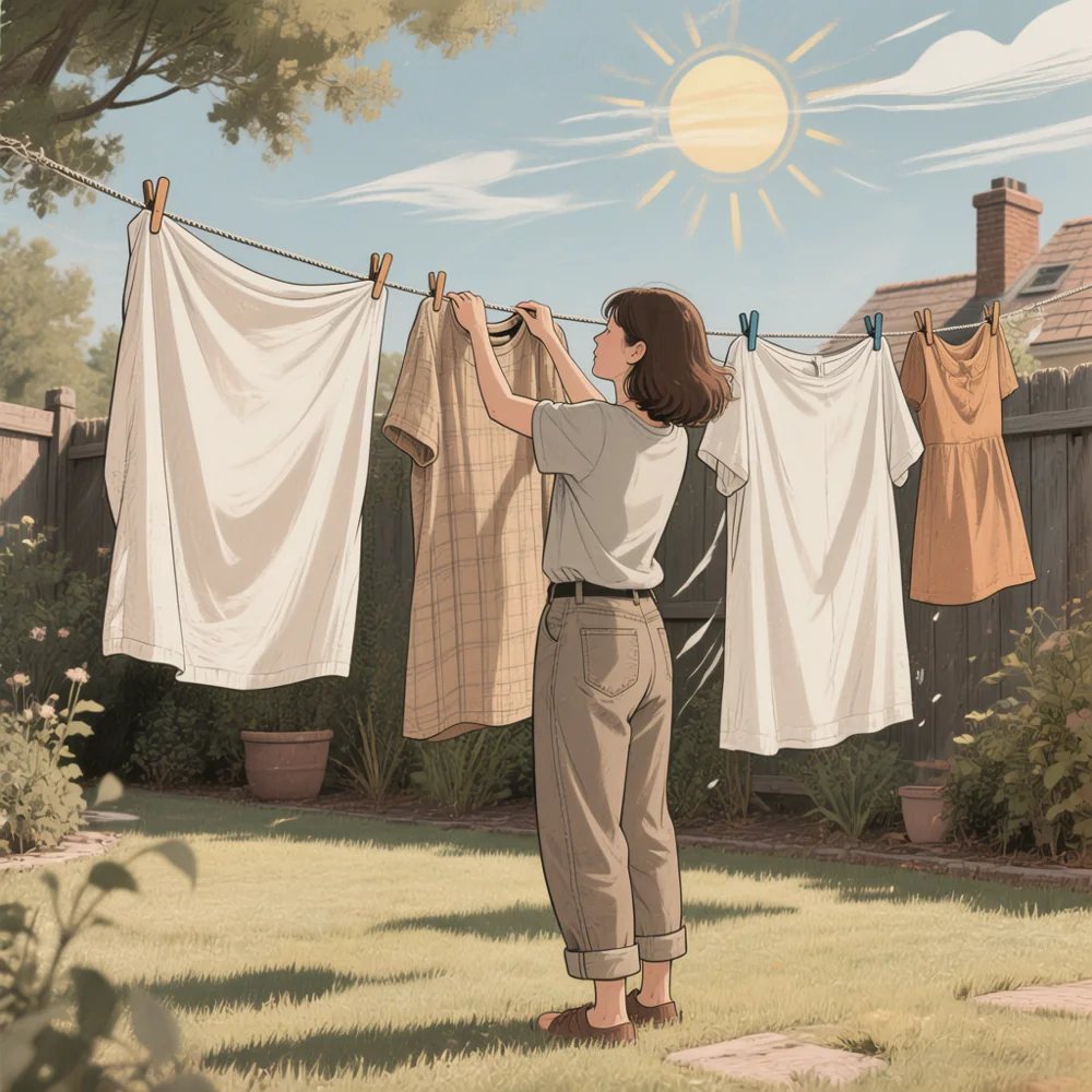 Let a load of laundry air-dry — Another possibility