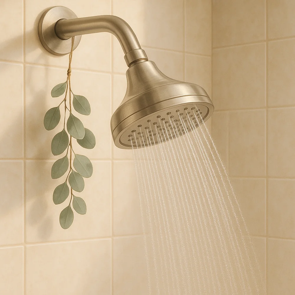 Consider a water-saving showerhead — Another possibility