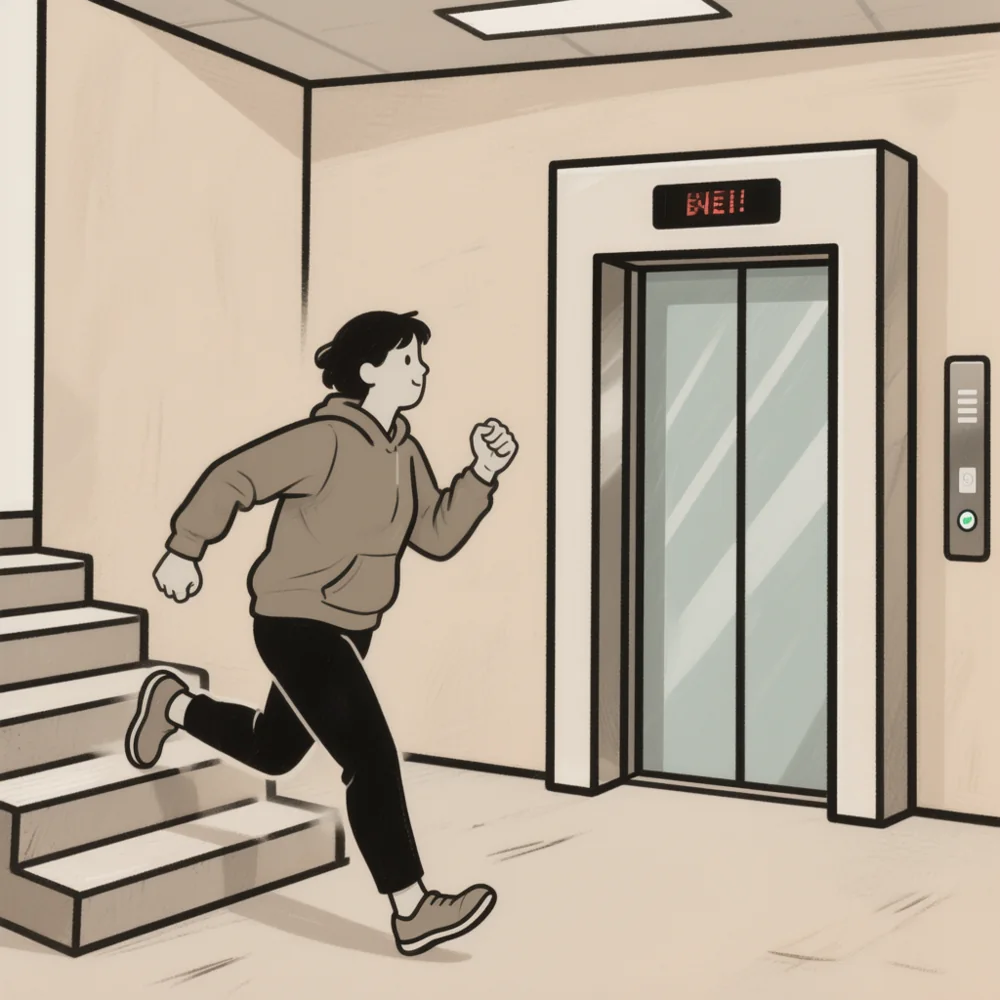 Take the stairs when you can — Another possibility
